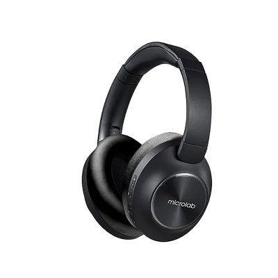 Picture of Microlab ANCH10 ANC Bluetooth Headphone - Bluetooth version: V5.3 - Active Noise Cancellation - Smart Charging - Support FM Radio