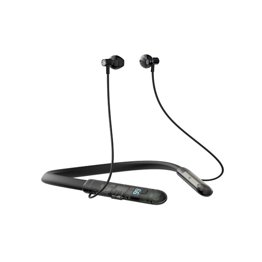 Picture of Microlab Neckband-12 Bluetooth Neckband Earphone - Neckband Sports Bluetooth Earphone - Bluetooth Version/Range: V5.3/10 Meters - Talking Time: About 55 Hours - Standby Time: 500 Hours
