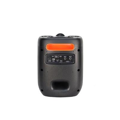 Picture of Microlab PT601W Portable Wireless Bluetooth Party Speaker - Portable Multimedia Wireless Bluetooth Party Speaker - Output Power: 80W @Peak Power - Input: Bluetooth, TWS, Aux, USB, TF Card, Remote, Mic*2 - 1 Wireless Microphone with 5 hours (@60% volume)