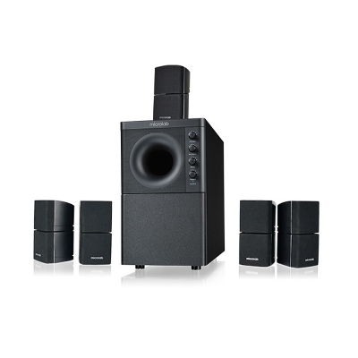 Picture of Microlab X3BT 5.1 Multimedia Speaker - 5.1 Multimedia Speaker - Output power: 166 Watt (RMS) - Interfaces: Bluetooth, AUX, RCA*6 - Body: Wooden Cabinets - Bluetooth Version: 5.0