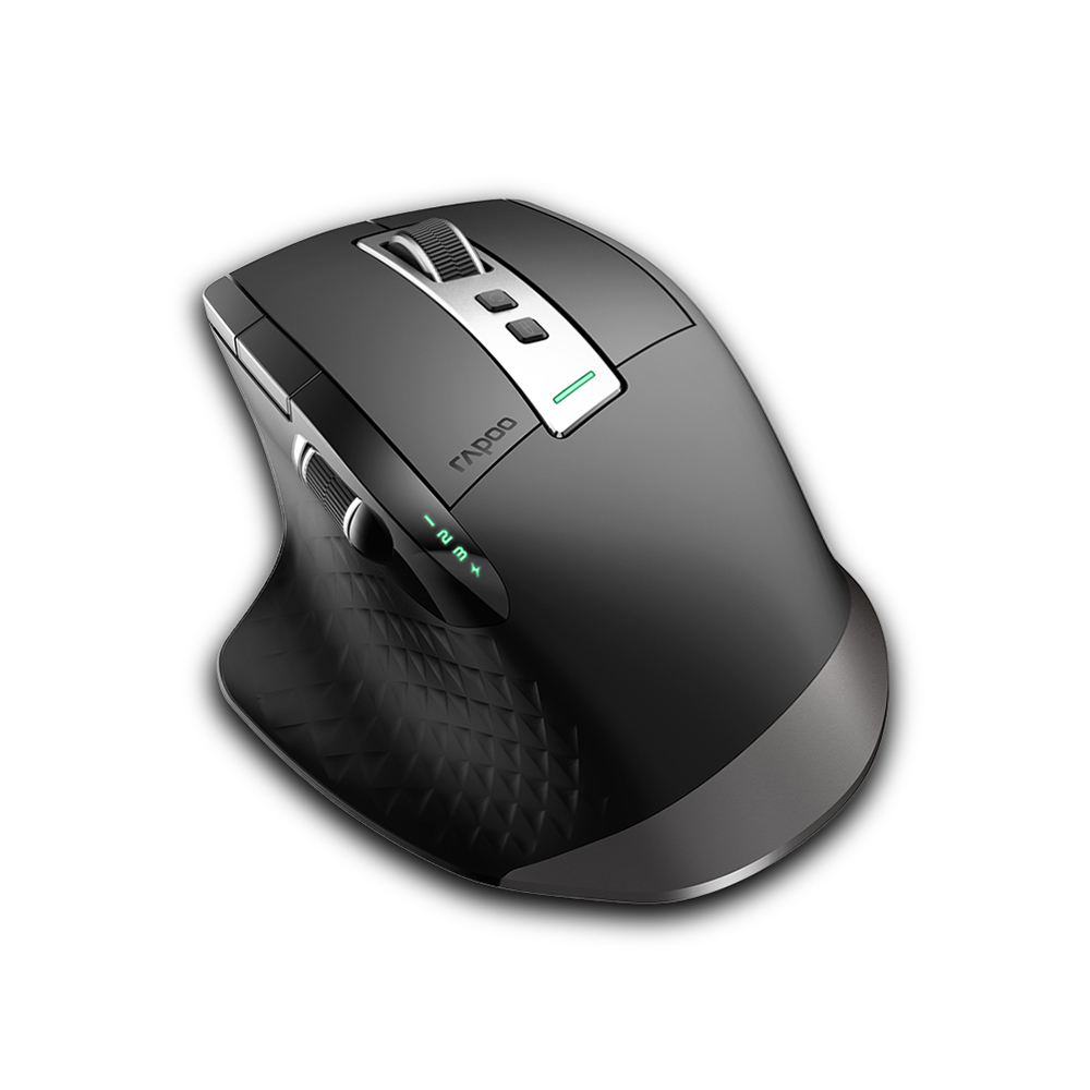 Picture of Rapoo MT750S Multi-mode Wireless Mouse Switch between bluetooth 3.0, 4.0 and 2.4G Adjustable 600-3200DPI Ergonomic design