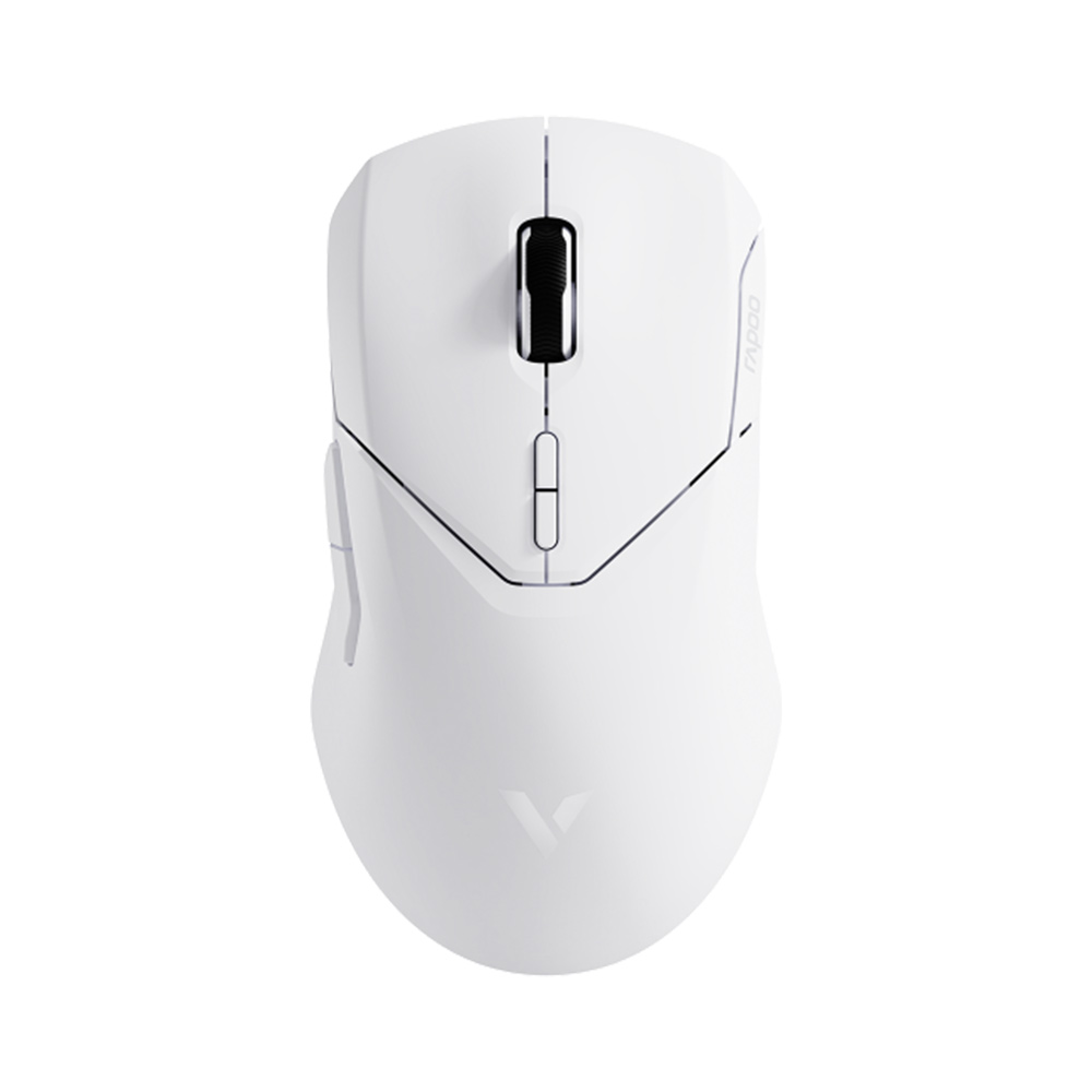 Picture of Rapoo VT9PRO Lightweight Dual Mode Wireless Gaming Mouse - White - Wired/Wireless Mode - PAW3398 - 650 IPS - 68g weight -  800mAh Battery - type-c port connectivity