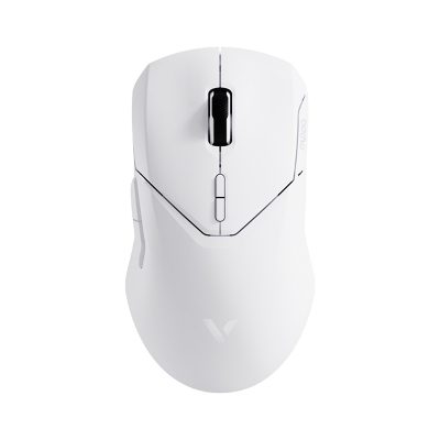 Picture of Rapoo VT9PRO Lightweight Dual Mode Wireless Gaming Mouse - White - Wired/Wireless Mode - PAW3398 - 650 IPS - 68g weight -  800mAh Battery - type-c port connectivity