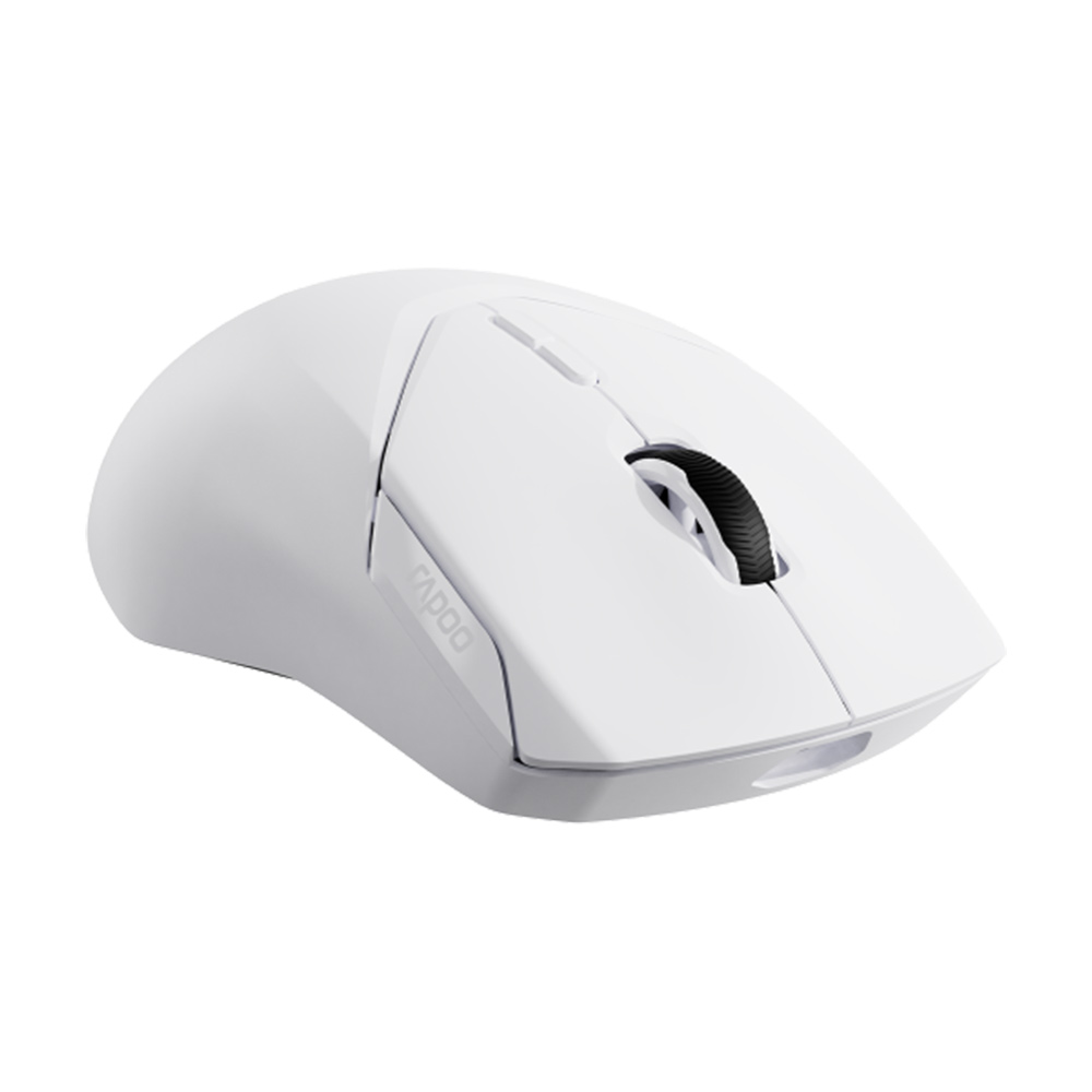 Picture of Rapoo VT9PRO Lightweight Dual Mode Wireless Gaming Mouse - White - Wired/Wireless Mode - PAW3398 - 650 IPS - 68g weight -  800mAh Battery - type-c port connectivity