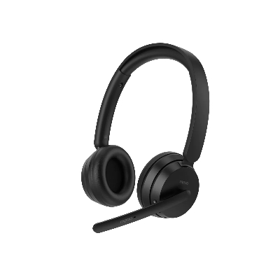 Picture of Rapoo H200 Wireless (Dual Mode) Black Headphone | Rapoo H200 Wireless (Dual Mode) Black Headphone Bluetooth 5.0 & 2.4 GHz, Active Noise Cancellation, 40 mm Drivers