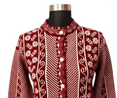 Picture of premium quality free size short cardigan Button-Down Knit Sweater For ladies