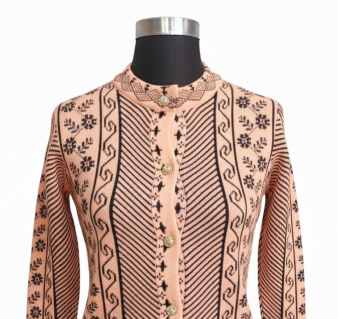 Picture of premium quality free size short cardigan Button-Down Knit Sweater For ladies