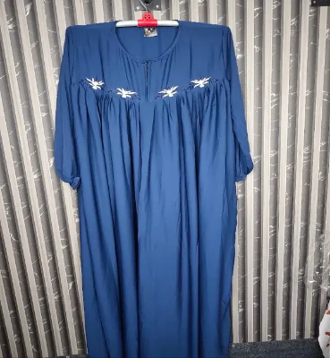 Picture of premium quality Dubai cherry fabric embroidery work Borka without hijab