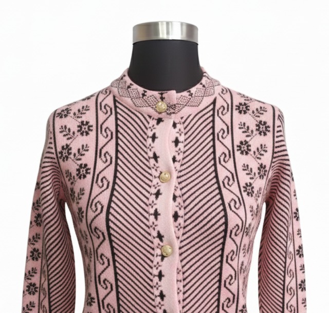 Picture of premium quality free size short cardigan Button-Down Knit Sweater For ladies