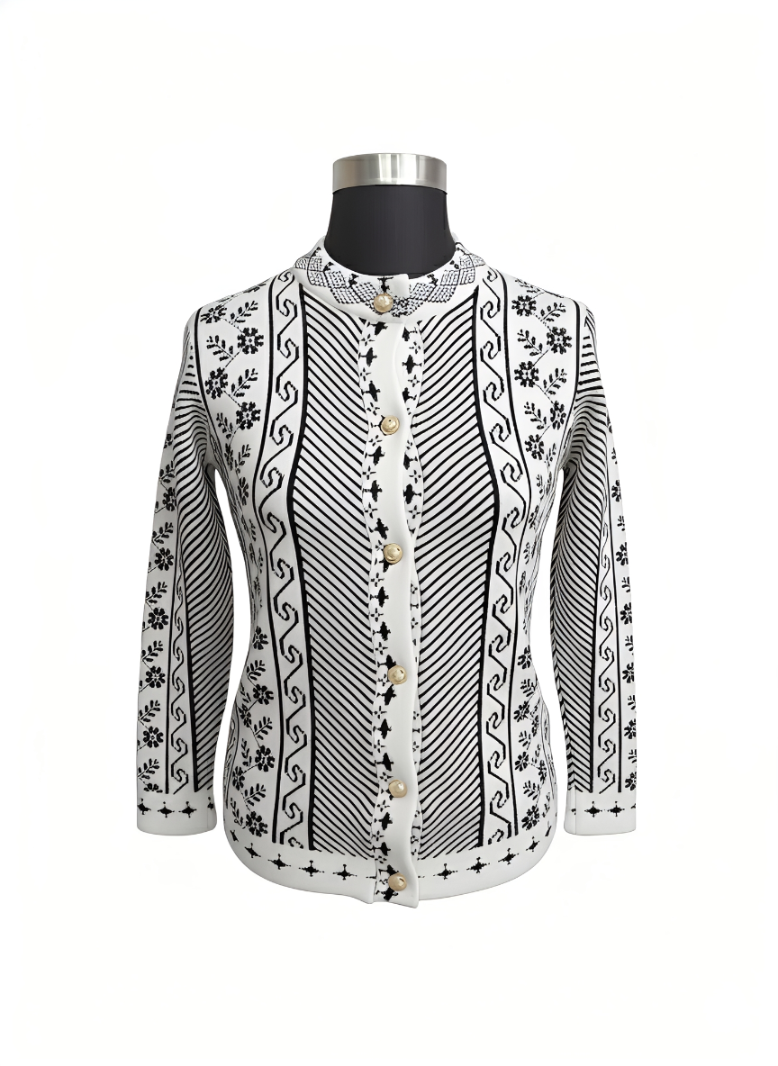 Picture of premium quality free size short cardigan Button-Down Knit Sweater For ladies