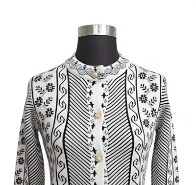 Picture of premium quality free size short cardigan Button-Down Knit Sweater For ladies