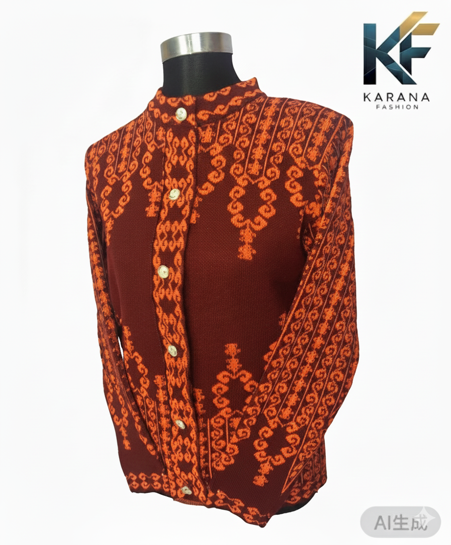 Picture of premium quality free size short cardigan Button-Down Knit Sweater For ladies