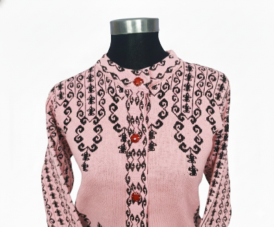 Picture of premium quality free size short cardigan Button-Down Knit Sweater For ladies