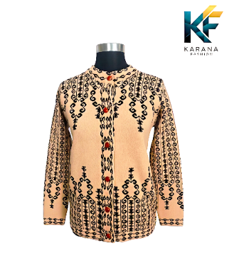 Picture of premium quality free size short cardigan Button-Down Knit Sweater For ladies