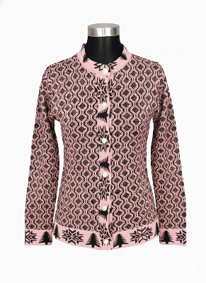 Picture of premium quality free size short cardigan Button-Down Knit Sweater For ladies