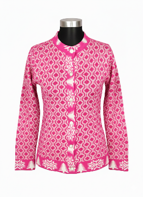 Picture of premium quality free size short cardigan Button-Down Knit Sweater For ladies