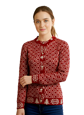 Picture of premium quality free size short cardigan Button-Down Knit Sweater For ladies