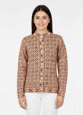 Picture of premium quality free size short cardigan Button-Down Knit Sweater For ladies