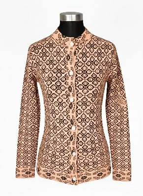 Picture of premium quality free size short cardigan Button-Down Knit Sweater For ladies