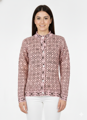 Picture of premium quality free size short cardigan Button-Down Knit Sweater For ladies