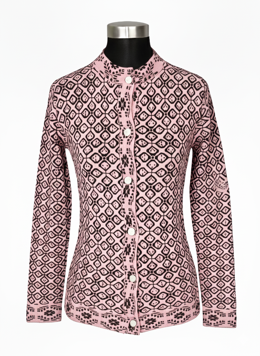 Picture of premium quality free size short cardigan Button-Down Knit Sweater For ladies