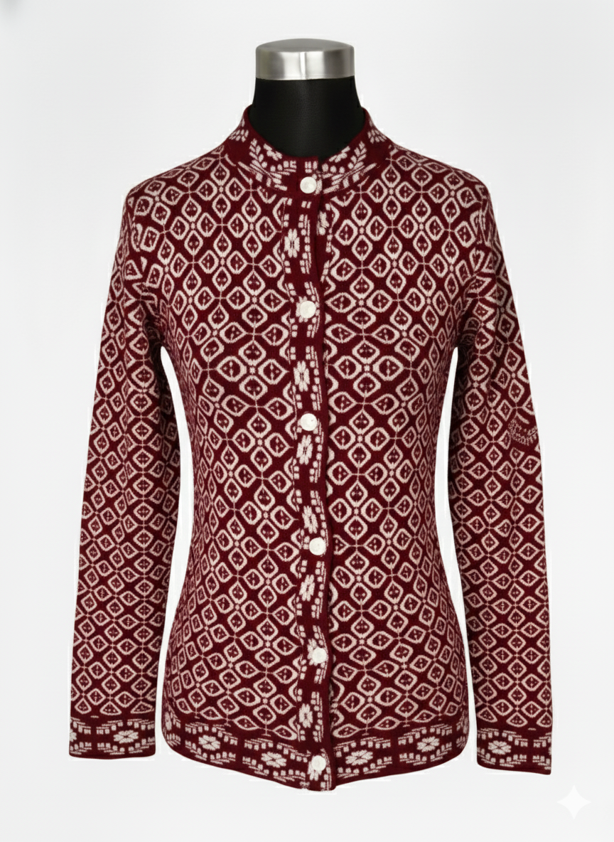 Picture of premium quality free size short cardigan Button-Down Knit Sweater For ladies