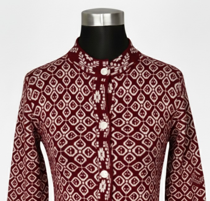 Picture of premium quality free size short cardigan Button-Down Knit Sweater For ladies