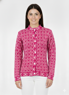 Picture of premium quality free size short cardigan Button-Down Knit Sweater For ladies