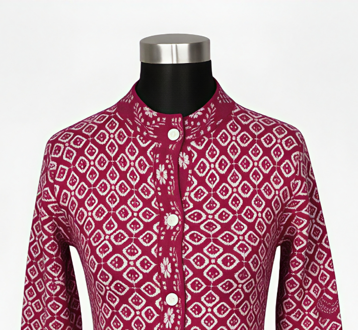 Picture of premium quality free size short cardigan Button-Down Knit Sweater For ladies