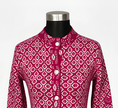 Picture of premium quality free size short cardigan Button-Down Knit Sweater For ladies