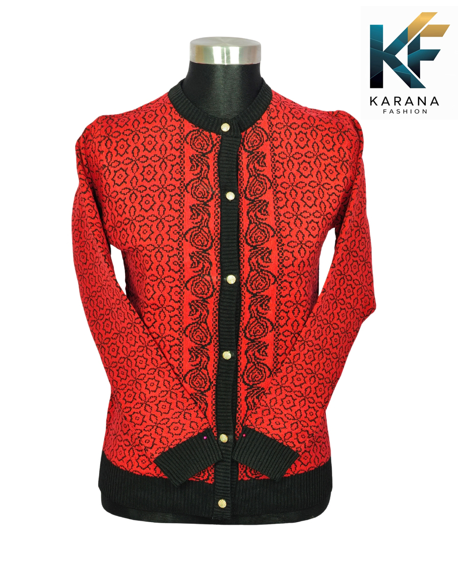 Picture of premium quality free size short cardigan Button-Down Knit Sweater For ladies