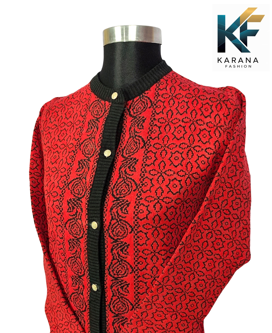 Picture of premium quality free size short cardigan Button-Down Knit Sweater For ladies