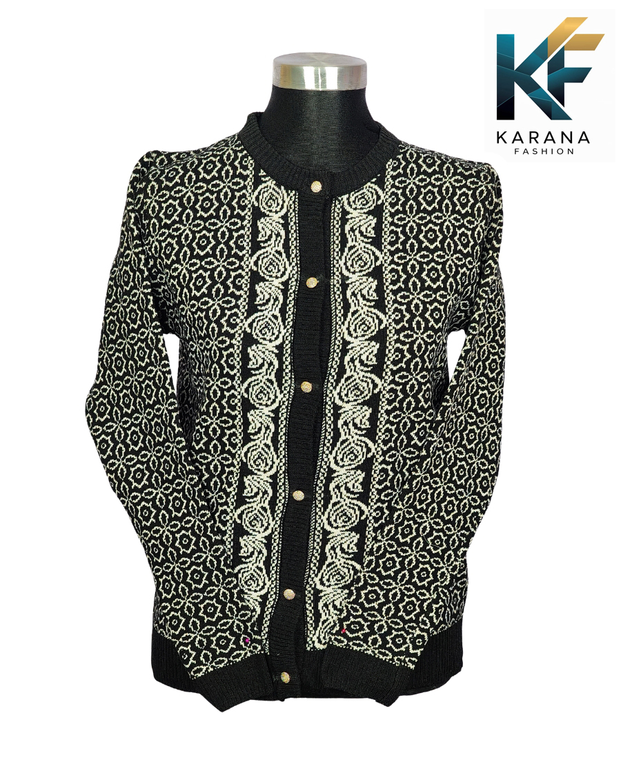 Picture of premium quality free size short cardigan Button-Down Knit Sweater For ladies