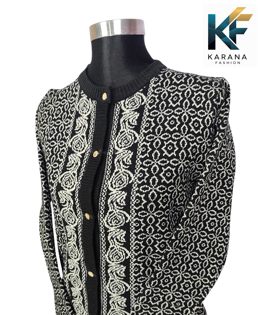 Picture of premium quality free size short cardigan Button-Down Knit Sweater For ladies