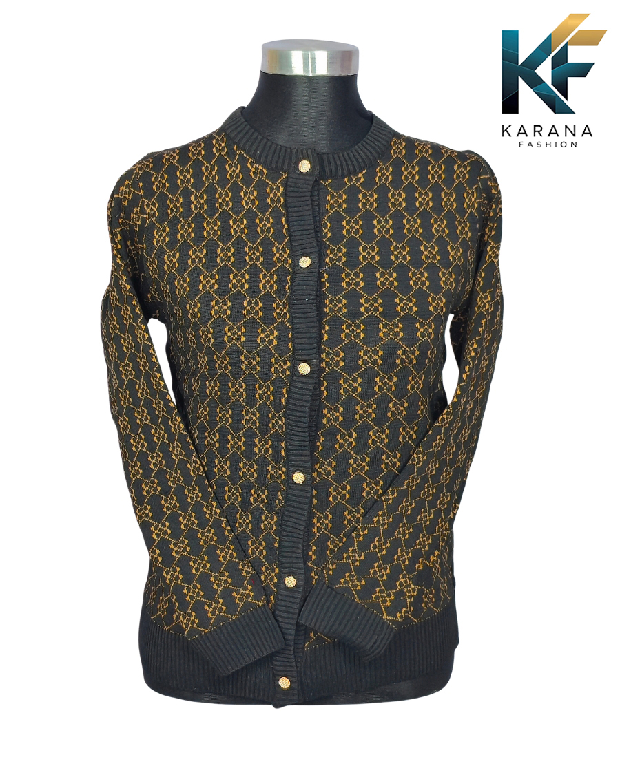 Picture of premium quality free size short cardigan Button-Down Knit Sweater For ladies