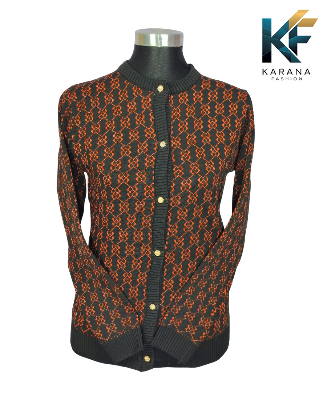 Picture of premium quality free size short cardigan Button-Down Knit Sweater For ladies
