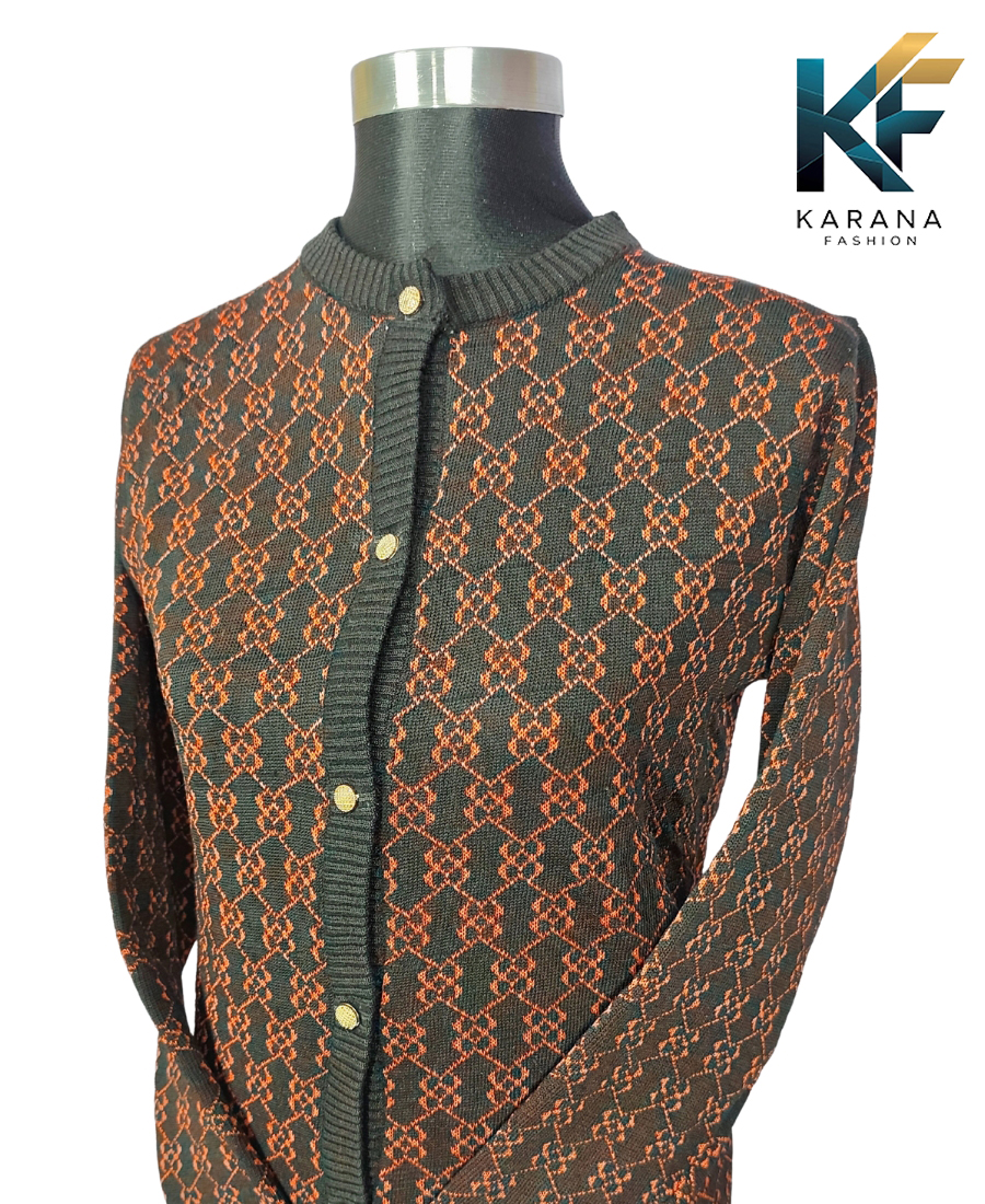 Picture of premium quality free size short cardigan Button-Down Knit Sweater For ladies