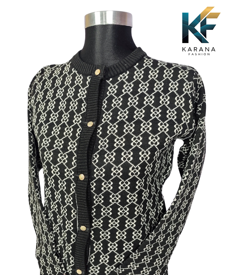 Picture of premium quality free size short cardigan Button-Down Knit Sweater For ladies