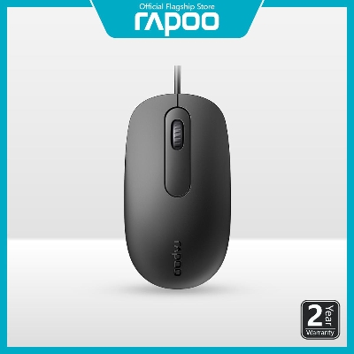 Picture of Rapoo N200 Wired Optical Mouse 1000 DPI Ambidextrous design