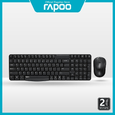 Picture of Rapoo X1800S 2.4G Wireless Optical Mouse & Keyboard Combo 1000 DPI optical mouse Up to 12 months of battery life