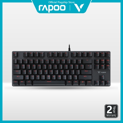 Picture of Rapoo VPRO V500 Alloy Blue Switch Backlit Mechanical Gaming Keyboard 87-key key layout High-speed response Conflict-free design