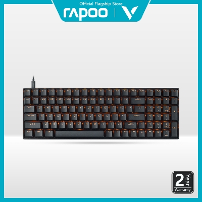 Picture of Rapoo VPRO V500DIY-100 Silver Switch Hot Swappable Backlit Mechanical Gaming Keyboard 19 Adjustable backlights PBT keycap design