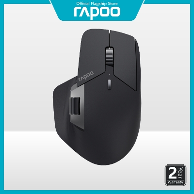 Picture of Rapoo MT760 MINI Multi-mode Wireless Mouse - Switch between Bluetooth 5.0 Wired and 2.4G - Intelligently switch among multiple devices -Adjustable DPI sensor -  for Computer TV Phone