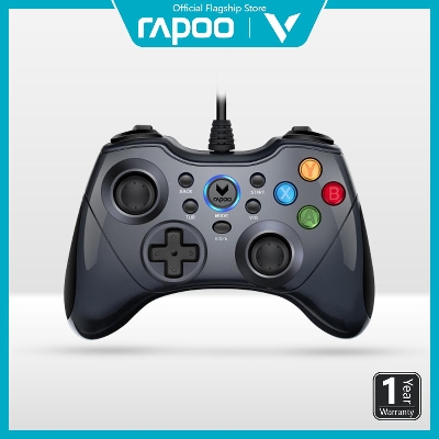Picture of Rapoo VPRO V600 Wired Vibration Gamepad X/D/A three modes Suitable for PC/PS3/Android platform