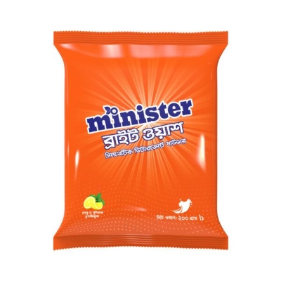 Picture of Minister Bright Wash Detergent 200 gm