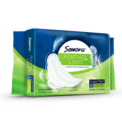 Picture of Senora Feather Light Sanitary Napkin (Panty System) - 8 pads