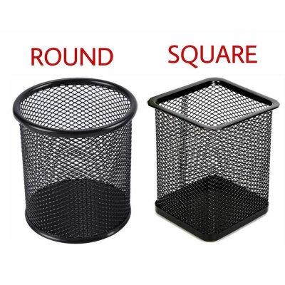 Picture of Wire Mesh Pen Holder/Metal Mesh Pen Holder Round/Square