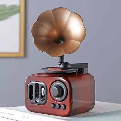 Picture of Musical Box Miraculous Retro Music Box Phonograph-Shaped Music Box