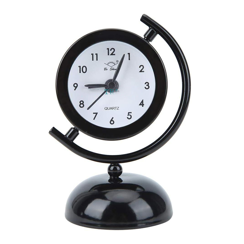 Picture of Alarm Clock, Desktop Mute Quartz Clock Mini Alarm Clock 5cm for Students