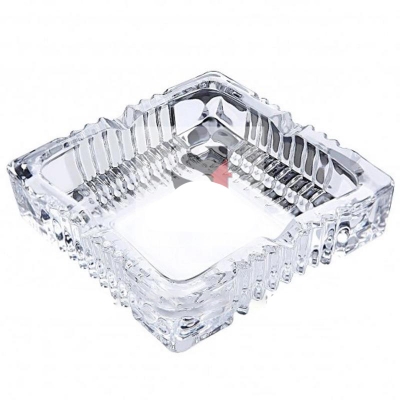 Picture of DELI GLASSWARE MEDIUM ASHTRAY SQUARE PLAIN